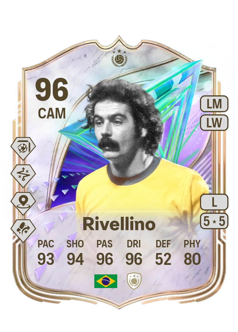 Roberto Rivellino Greats of the Game ICON 96 CAM