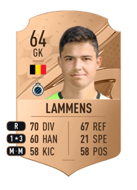 Senne Lammens EA FC 26 Ratings, Prices, and Cards - FUT.GG