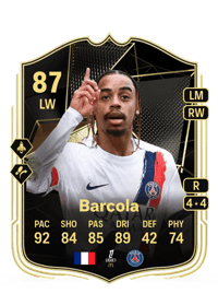 Bradley Barcola EA FC 26 Ratings, Prices, and Cards - FUT.GG