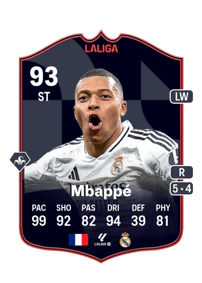 Kylian Mbappé Evolutions in EA FC 25 - FUT.GG