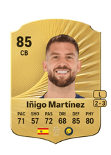 Iñigo Martínez 85