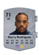 Garry Rodrigues 71