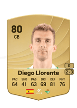 Diego Llorente 80