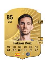 Fabián Ruiz 85