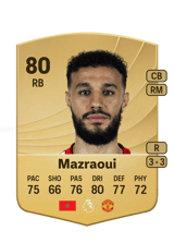 Noussair Mazraoui 80