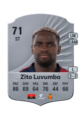 Zito Luvumbo 71
