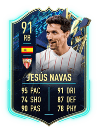 Jesús Navas Team of the Season 91 OVR