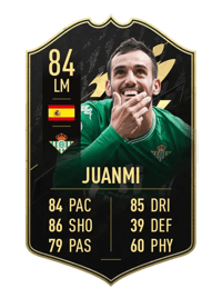 Juanmi Team of the Week 84 OVR
