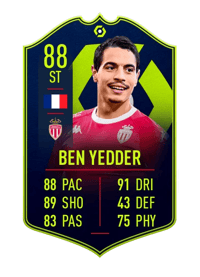 Wissam Ben Yedder POTM Ligue 1 88 OVR