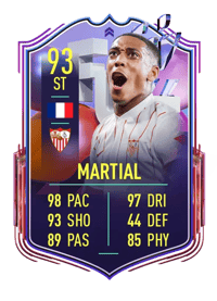 Anthony Martial Fantasy FUT Upgrade 93 OVR
