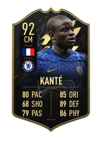 N'Golo Kanté Team of the Week 92 OVR