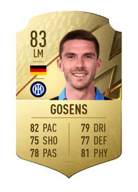 Robin Gosens Rare 83 OVR