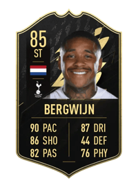 Steven Bergwijn Team of the Week 85 OVR