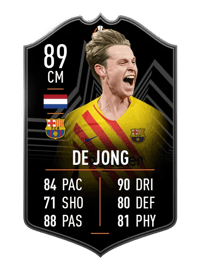 Frenkie de Jong UEFA Europa League MOTM 89 OVR