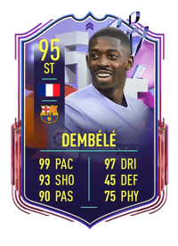 Ousmane Dembélé Fantasy FUT Upgrade 95 OVR