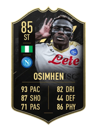 Victor Osimhen Team of the Week 85 OVR