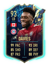 Alphonso Davies Team of the Season 93 OVR