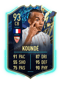 Jules Koundé Team of the Season 93 OVR