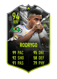 Rodrygo SHOWDOWN PLUS 94 OVR