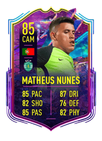 Matheus Nunes FUT Future Stars 85 OVR