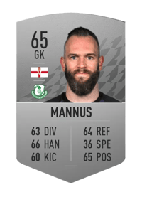 Alan Mannus Common 65 OVR