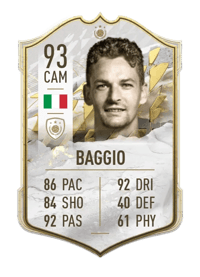 Roberto Baggio Icon 93 OVR