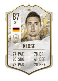 Miroslav Klose Icon 87 OVR