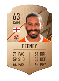 Liam Feeney Rare 63 OVR