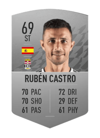 Rubén Castro Common 69 OVR