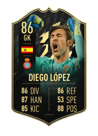 Diego López Team of the Week 86 OVR
