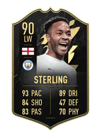 Raheem Sterling Team of the Week 90 OVR