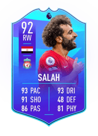 Mohamed Salah POTM Premier League 92 OVR