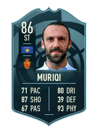 Vedat Muriqi POTM LALIGA SANTANDER 86 OVR