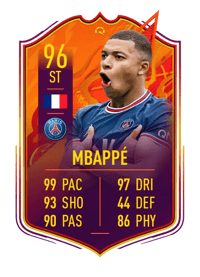 Kylian Mbappé HEADLINERS STREAK 96 OVR