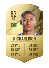 Richarlison Rare 82 OVR
