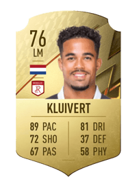 Justin Kluivert Rare 76 OVR