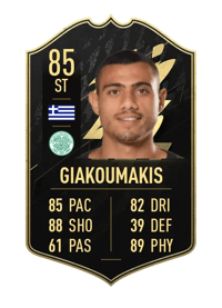 Georgios Giakoumakis Team of the Week 85 OVR