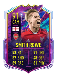 Emile Smith Rowe FUT Future Stars 91 OVR