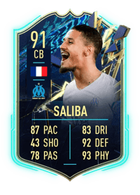 William Saliba Team of the Season 91 OVR