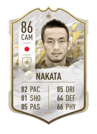 Hidetoshi Nakata Icon 86 OVR