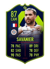 Téji Savanier POTM Ligue 1 87 OVR