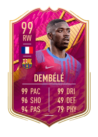 Ousmane Dembélé Premium FUTTIES 99 OVR