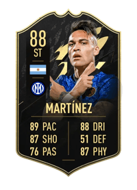 Lautaro Martínez Team of the Week 88 OVR