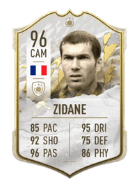 Zinedine Zidane Icon 96 OVR