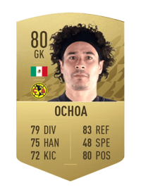 Guillermo Ochoa Common 80 OVR