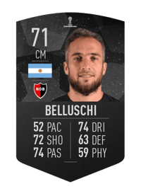 Fernando Belluschi CONMEBOL SUDAMERICANA 71 OVR