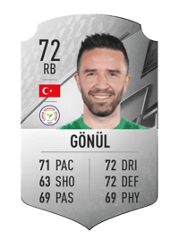 Gökhan Gönül Rare 72 OVR