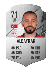 Eren Albayrak Rare 71 OVR