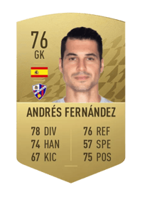 Andrés Fernández Common 76 OVR