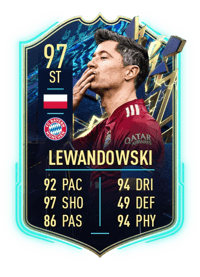 Robert Lewandowski Team of the Season 97 OVR